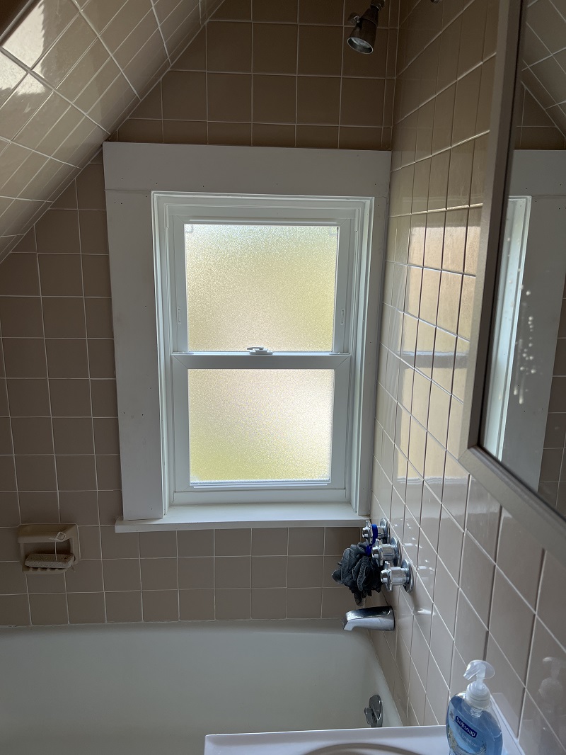 Pella window with obscure glass